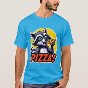RACCOON EATING PIZZA T-Shirt