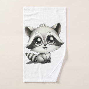 Raccoon Hand Towel