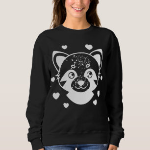 Raccoon in Love Sweatshirt