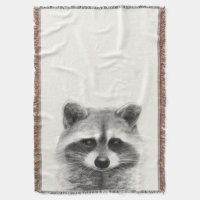 Raccoon Pencil Drawing