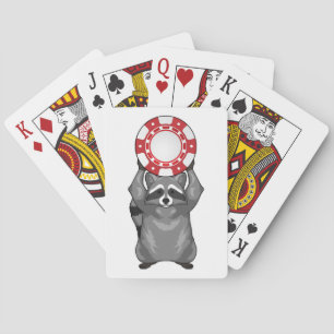 Raccoon Poker Poker chips Playing Cards