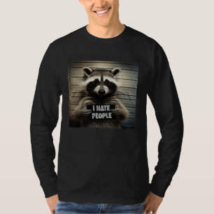 Raccoon Police Mugshot Photo T-Shirt
