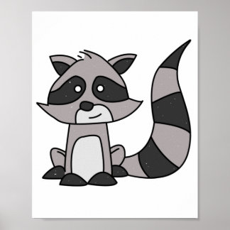 raccoon poster