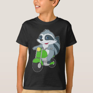 Raccoon Scooter T-Shirt