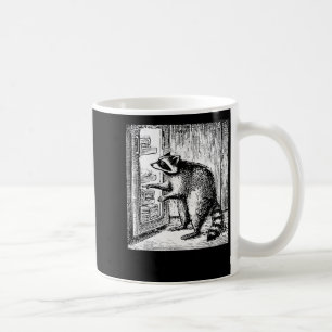 Raccoon Searching For Meaning And Snacks Humorous Coffee Mug