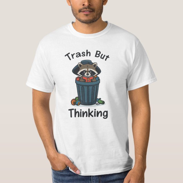 Raccoon Trash Philosopher T-Shirt (Front)
