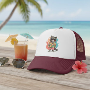 Raccoon Trucker Hat