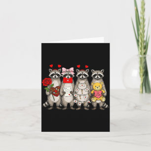 Raccoon Valentines Day Funny Feral Raccoon Love He Card