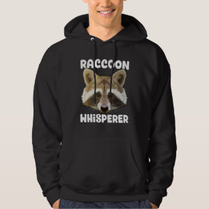 Raccoon Whisperer  Street Cat Pun Trash Panda Hoodie