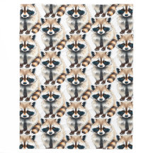 raccoon with a dark eye mask