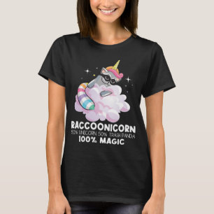 Raccoonicorn Unicorn Trash Panda - Funny Racoon L T-Shirt