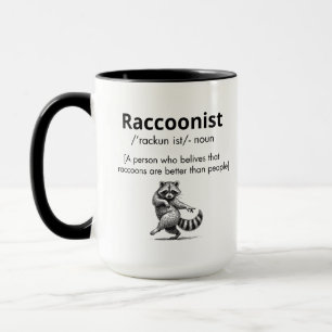 Raccoonist Definition, racoon lover, racoon noun Mug