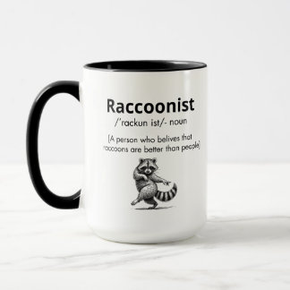 Raccoonist Definition, racoon lover, racoon noun Mug