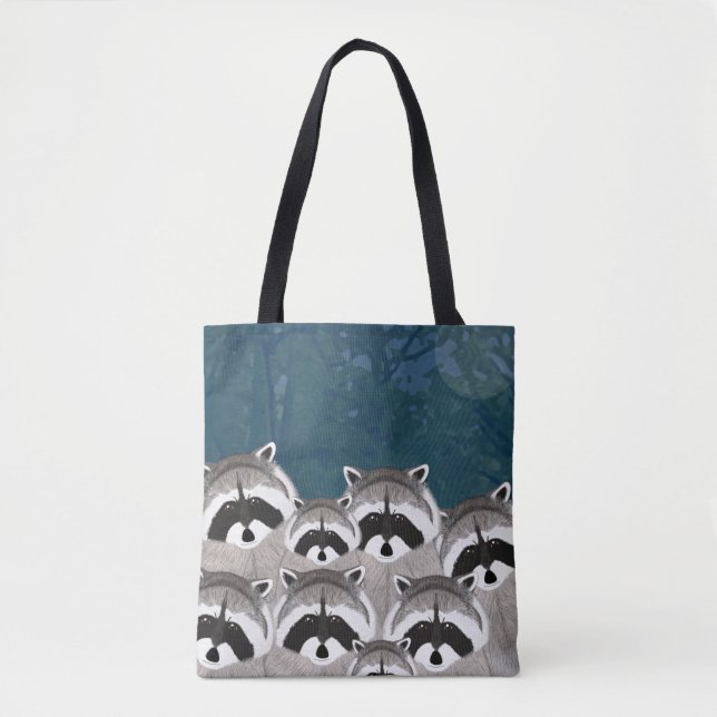 Raccoons Allover Tote (Front)