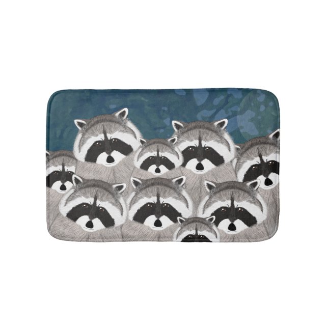 Raccoons Bathmat (Front)