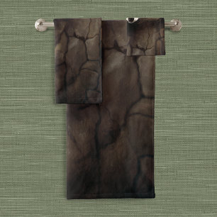 Raccoons Brown Cute Tree Bath Towel Set