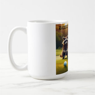 Raccoons Playing Golf Coffee Mug