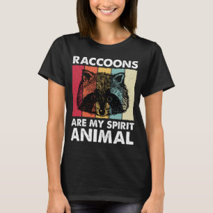 Raccoons Spirit Animal Racoon Racoon Lover Girls T-Shirt