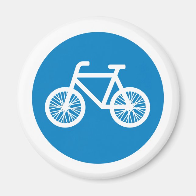 Race a bicycle magnet (Front)