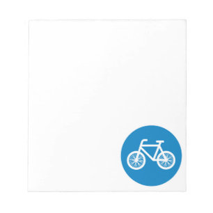 Race a bicycle notepad