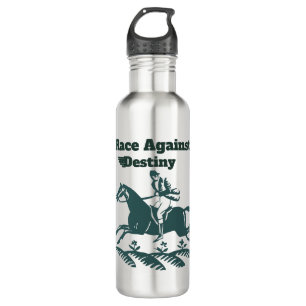 Race Against Destiny – Vintage Equestrian Graphic 710 Ml Water Bottle