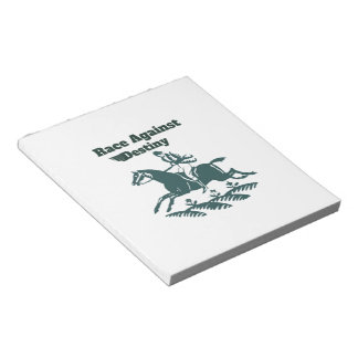 Race Against Destiny – Vintage Equestrian Graphic Notepad