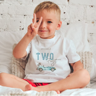 Race Car 2nd Birthday Toddler T-Shirt