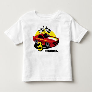 Race Car 3rd Birthday Shirt