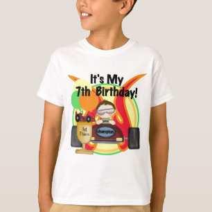Race Car 7th Birthday Tshirts and Gifts