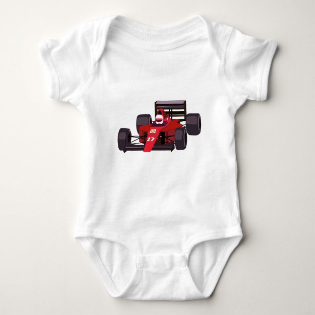 Race Car Baby Bodysuit (Front)