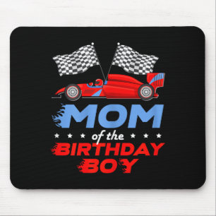 Race Car Bday Party Racing Cute Mom Of The Birthda Mouse Pad