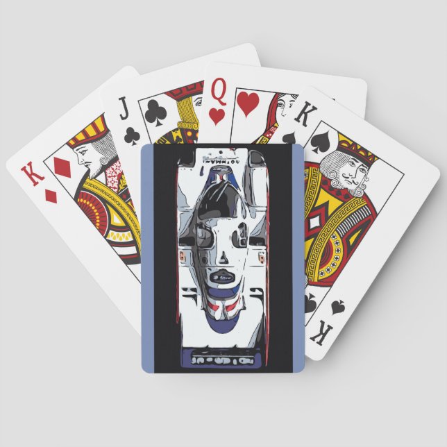 RACE CAR - BELL PLAYING CARDS (Back)