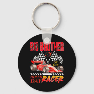 Race Car Big Brother Of The Birthday Racer Racing Key Ring