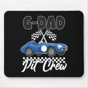 Race car birthday party racing family g dad pit mouse pad