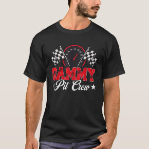 Race Car Birthday Party Racing Family Gammy Pit Cr T-Shirt