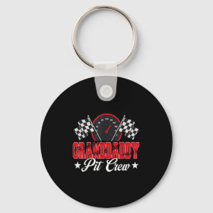 Race Car Birthday Party Racing Family Granddaddy P Key Ring