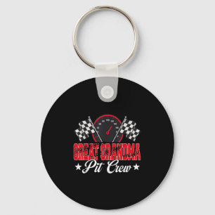 Race Car Birthday Party Racing Family Great Grandm Key Ring