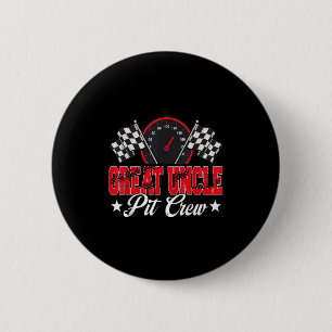 Race Car Birthday Party Racing Family Great Uncle 6 Cm Round Badge