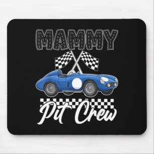 Race car birthday party racing family mammy pit mouse pad