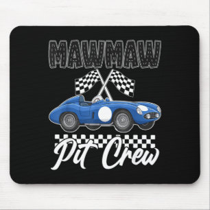 Race car birthday party racing family mawmaw pit mouse pad