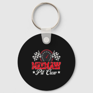 Race Car Birthday Party Racing Family Meemaw Pit C Key Ring