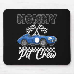 Race car birthday party racing family mummy pit mouse pad