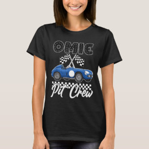 Race car birthday party racing family omie pit T-Shirt