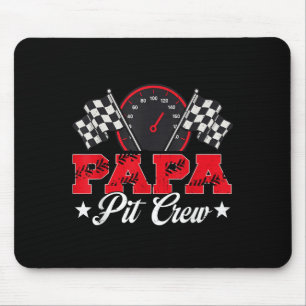 Race Car Birthday Party Racing Family Papa Pit Cre Mouse Pad