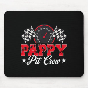 Race Car Birthday Party Racing Family Pappy Pit Cr Mouse Pad