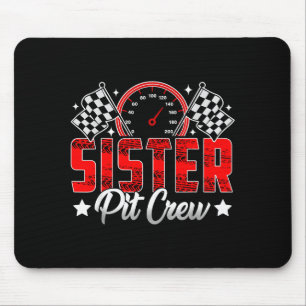 Race Car Birthday Party Racing Family Sister T Cre Mouse Pad