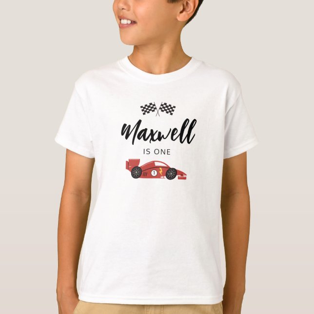 Race Car Birthday Shirt (Front)