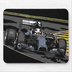 RACE CAR - BORN TO RACE MOUSE PAD
