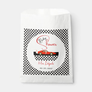 Race Car Boy Baby Shower Little Racer Party Favour Bag