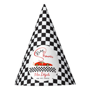 Race Car Boy Baby Shower   Little Racer Party Party Hat